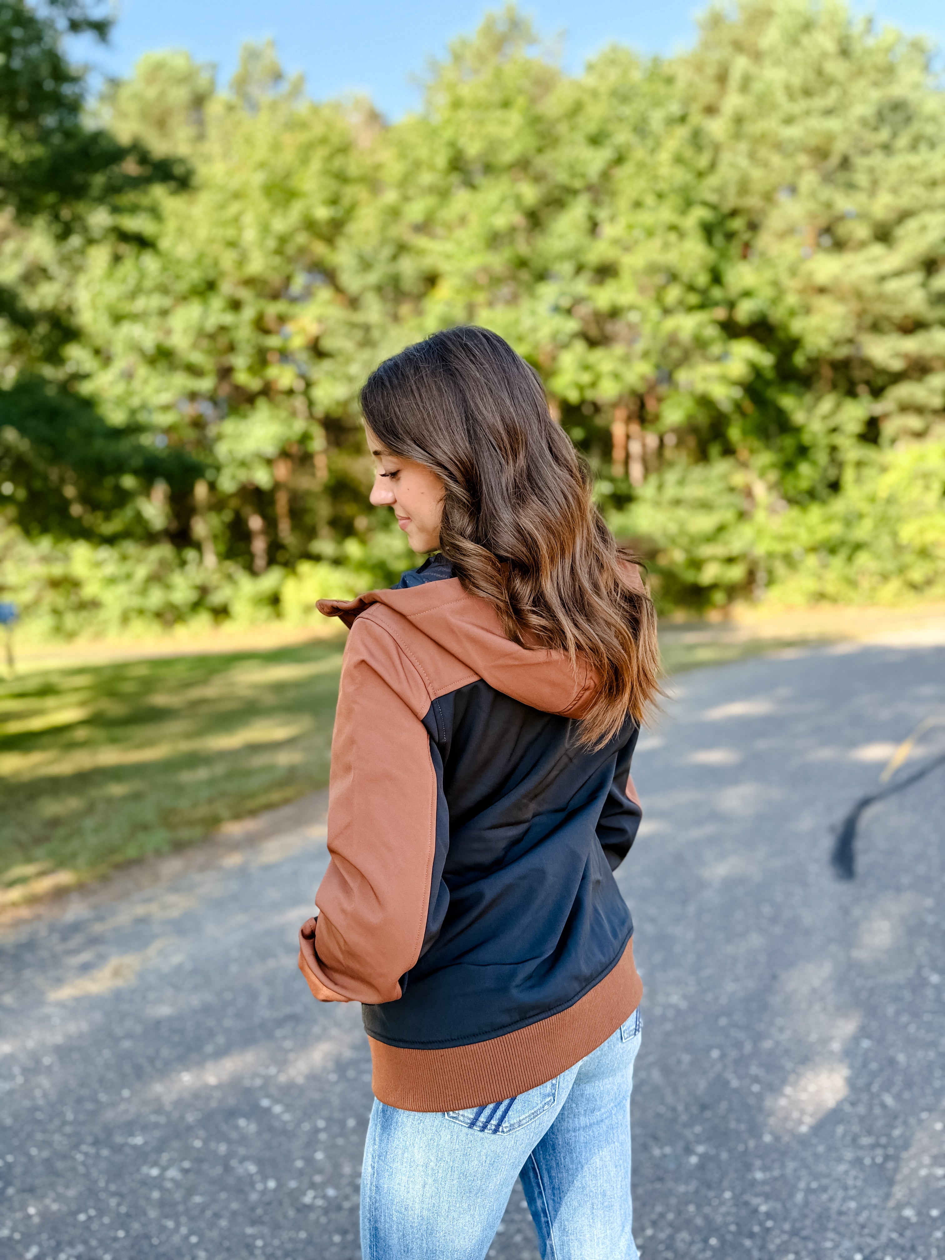 Cinch Bonded Hoodie - Brown