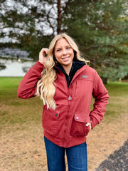 Cinch Bomber Jacket - Red