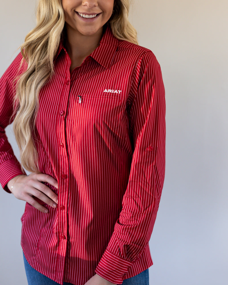 Venttek LS - Equestrian Red Stripe