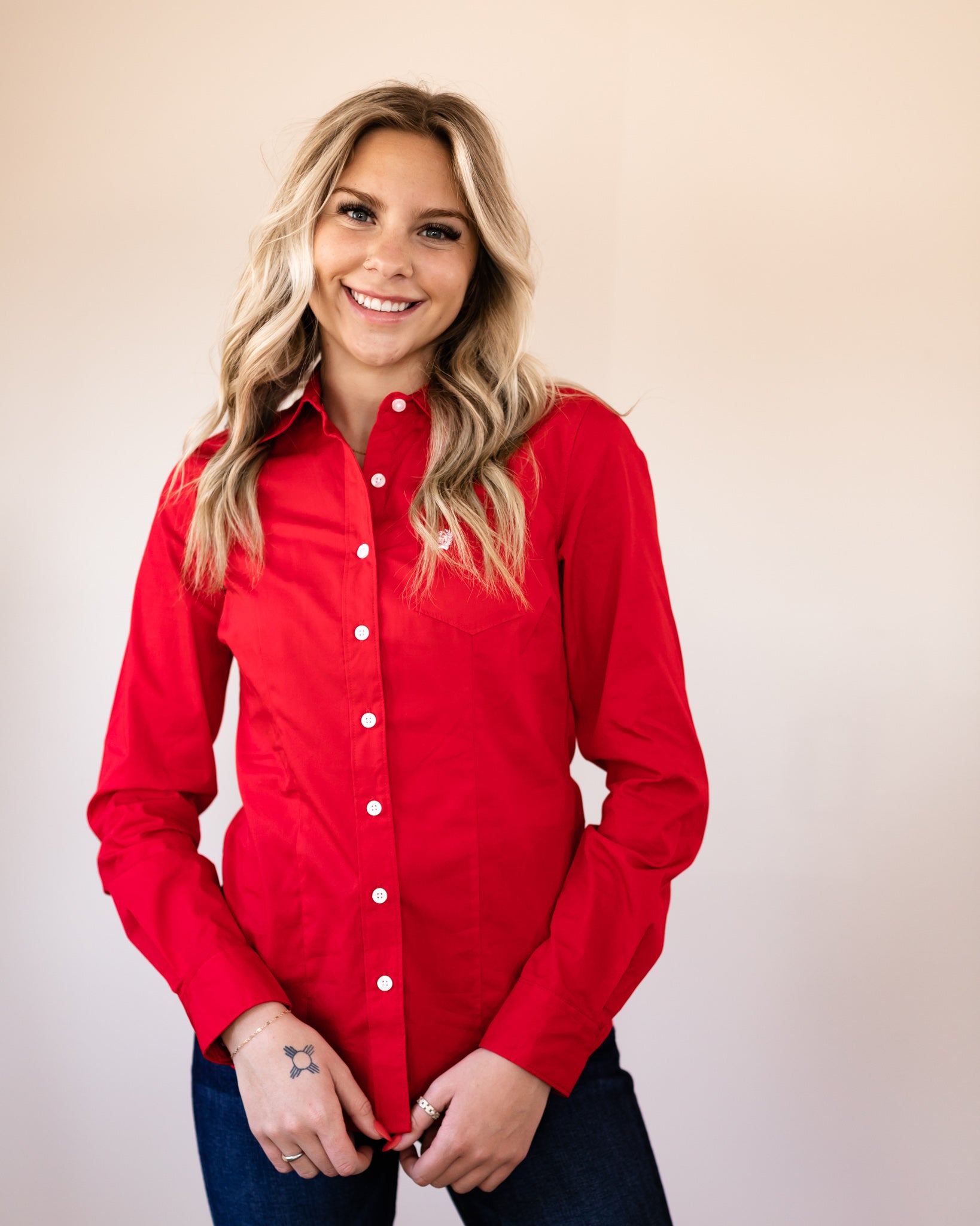 Cinch Show Shirt - Red