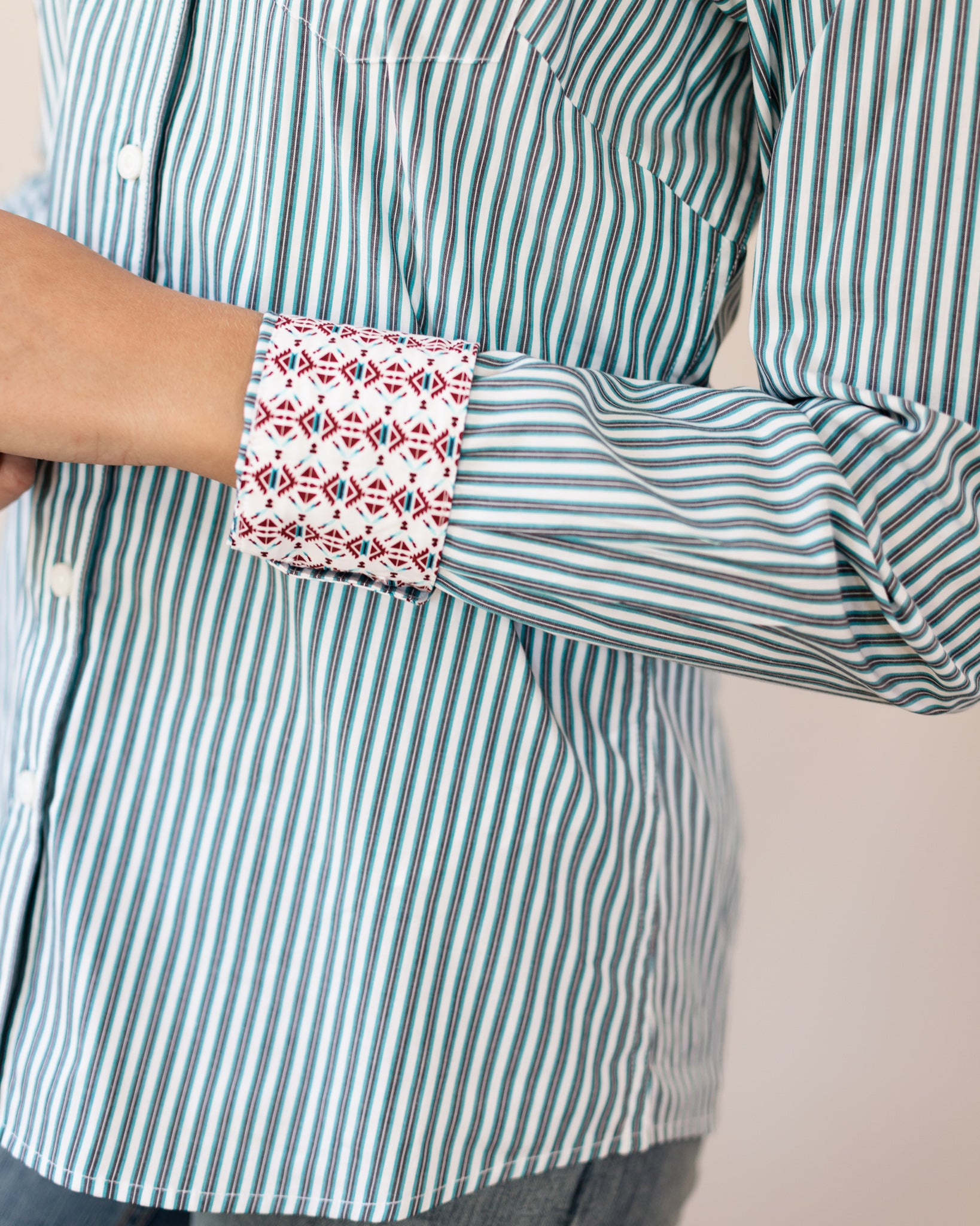 Kirby LS - Capri Stripe