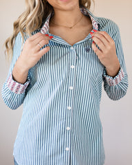 Kirby LS - Capri Stripe