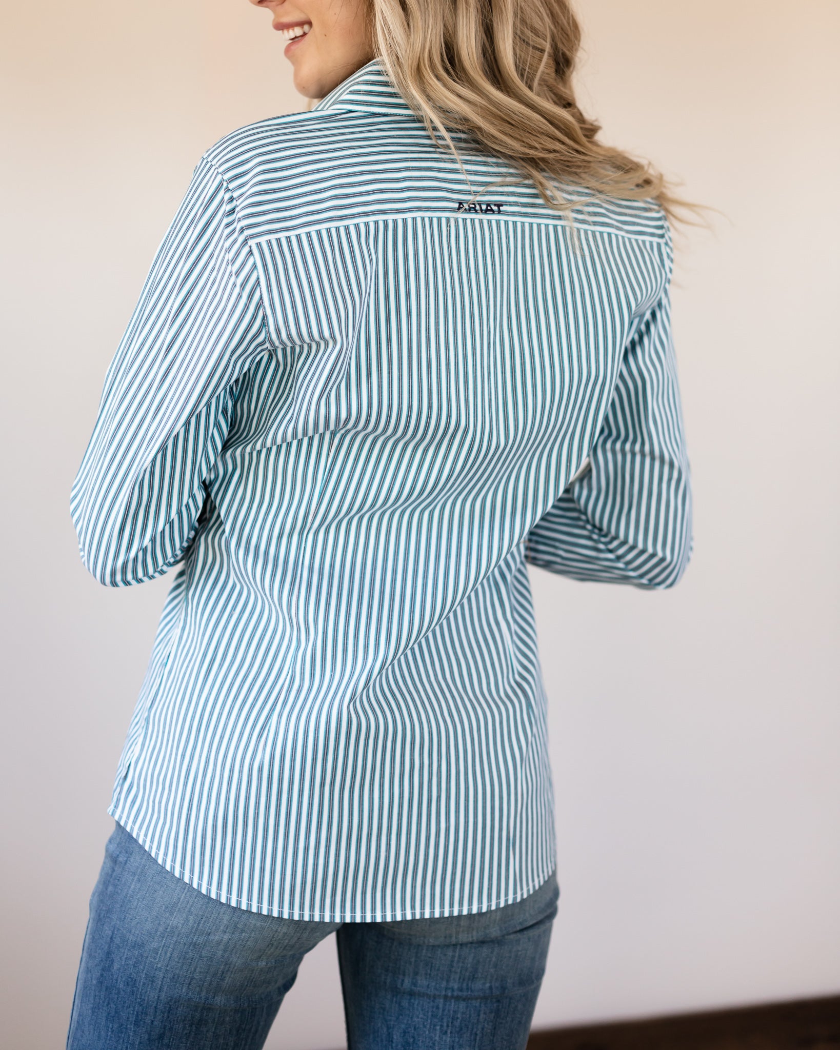 Kirby LS - Capri Stripe