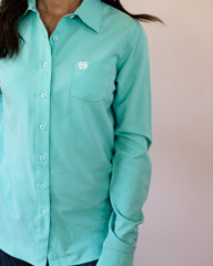 Cinch Show Shirt - Turquoise