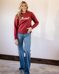 Benicia Sweatshirt - Burnt Russet