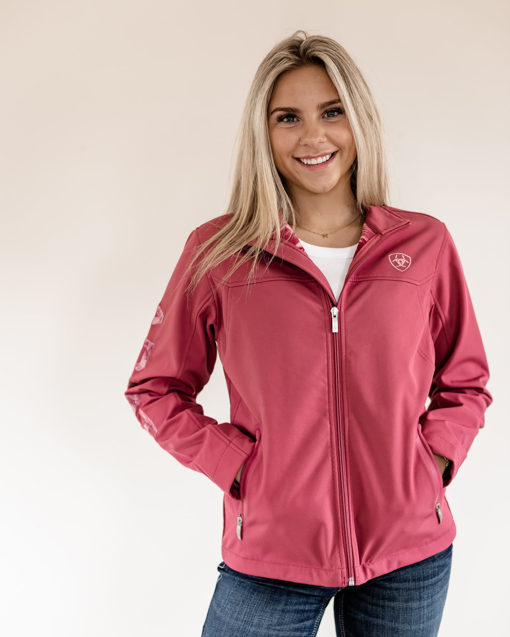 New Team Softshell Jacket - Rose