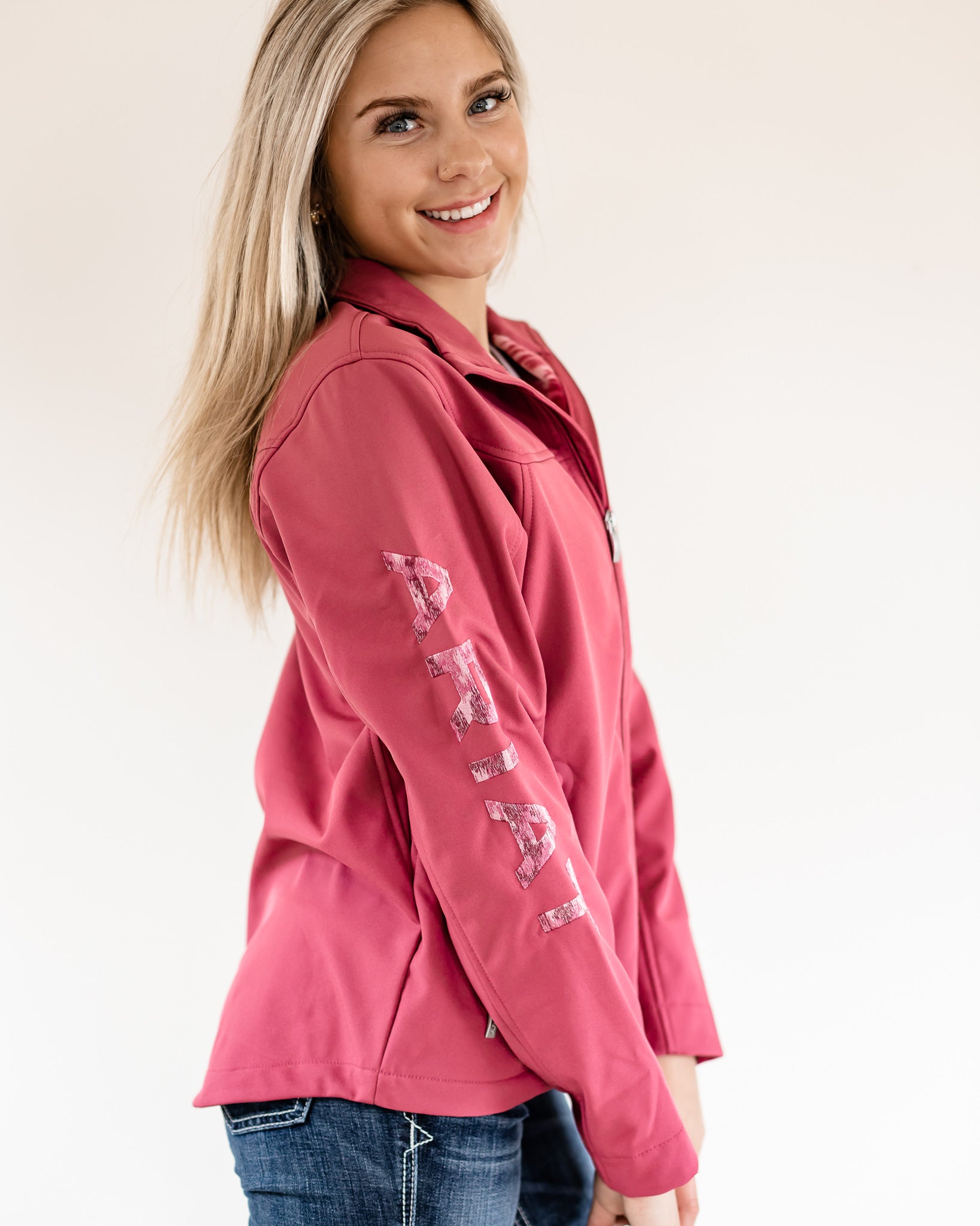 New Team Softshell Jacket - Rose