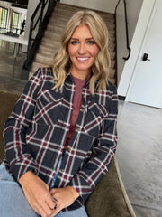 Gentle Chic - Ruby Navy Plaid