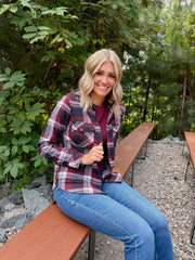 Gentle Chic - Ruby Navy Plaid