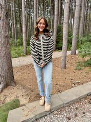 Wild Honey - Pewter Black Stripe