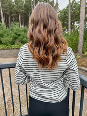 Easy Beauty - Ivory Black Stripe