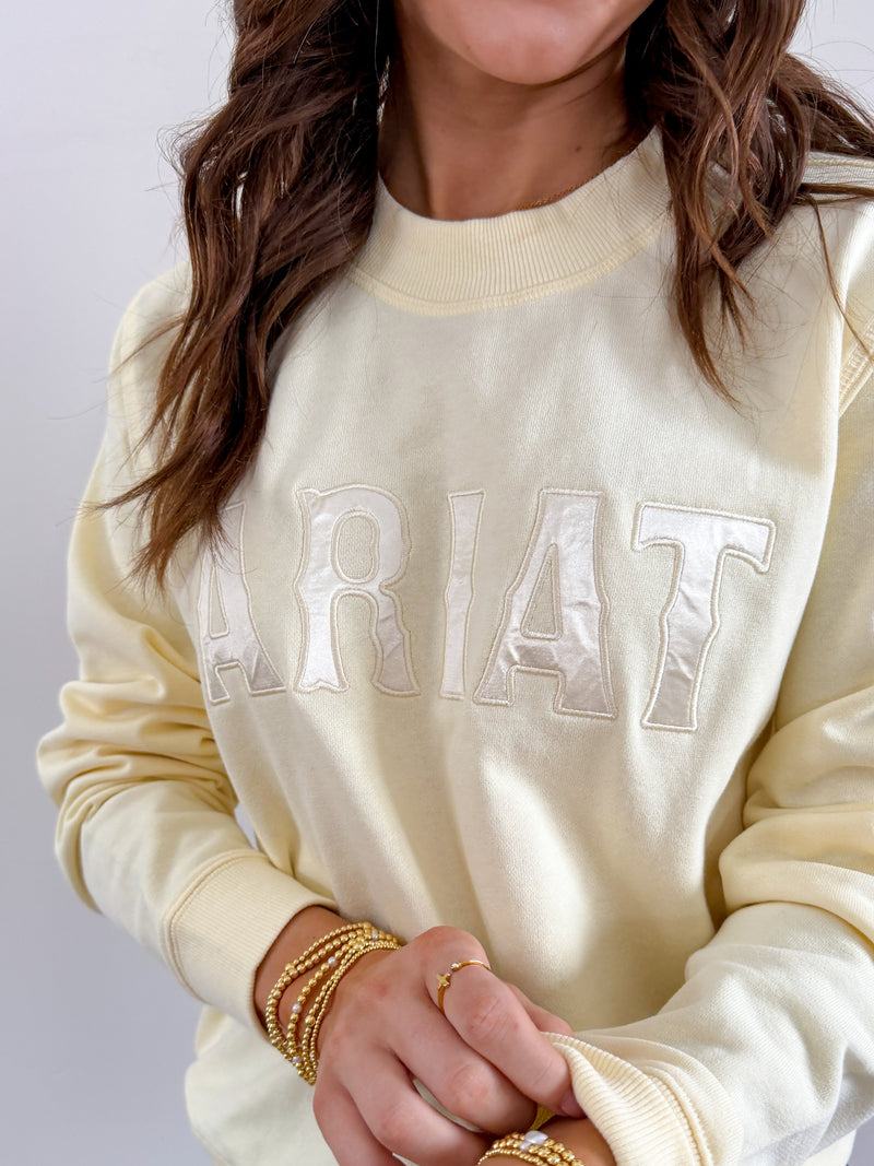 Ariat - Essential Crew Sweatshirt - Pear Sorbet