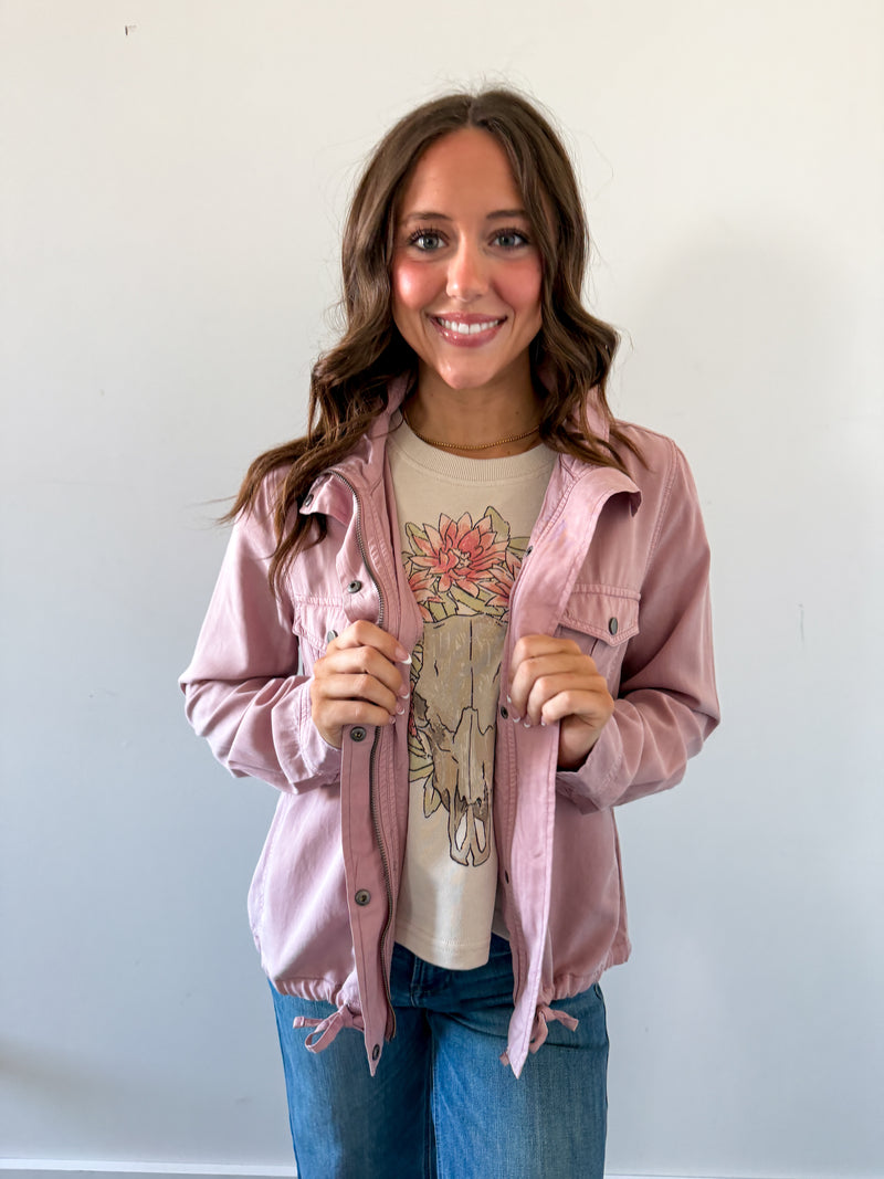 Stepping Through - Dusty Pink