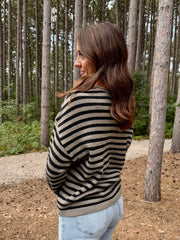 Wild Honey - Pewter Black Stripe