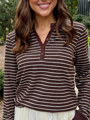 Easy Beauty - Brown Ivory Stripe