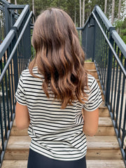 Arrow Ridge- Black Cream Stripe
