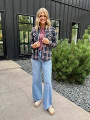 Gentle Chic - Ruby Navy Plaid