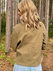 Broken Birch - Olive Brown