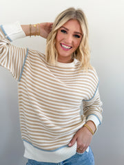 Harvest Path - Ecru Stripe