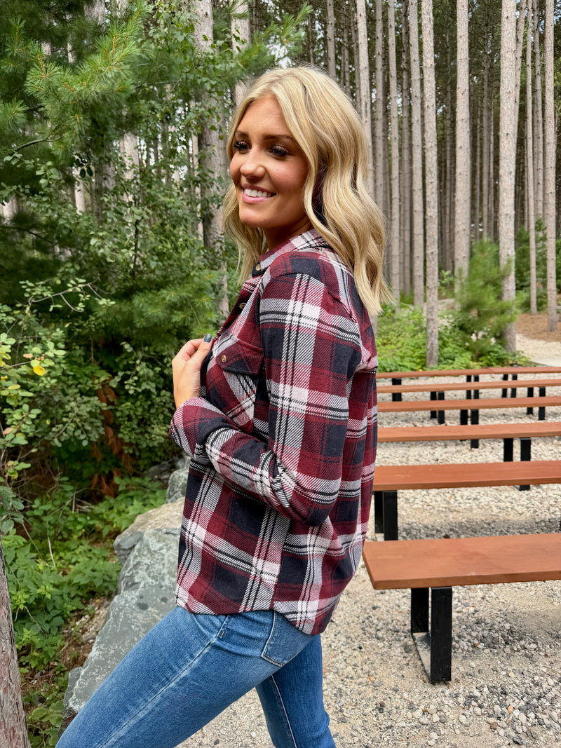 Gentle Chic - Ruby Navy Plaid
