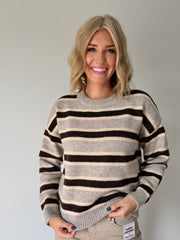Golden Path - Grey Brown Stripe