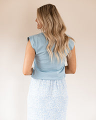 Think Twice - Blue/White