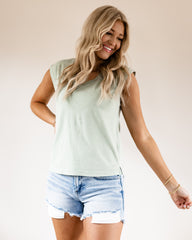 Strong Still - Aqua Grey