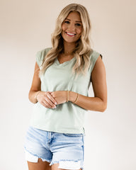 Strong Still - Aqua Grey