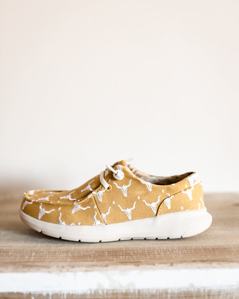 Hilo Doodle - Mustard Steer Heads