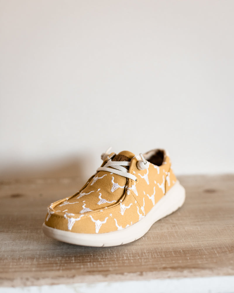 Hilo Doodle - Mustard Steer Heads