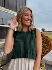 Meadow Fern - Forest Green/Taupe