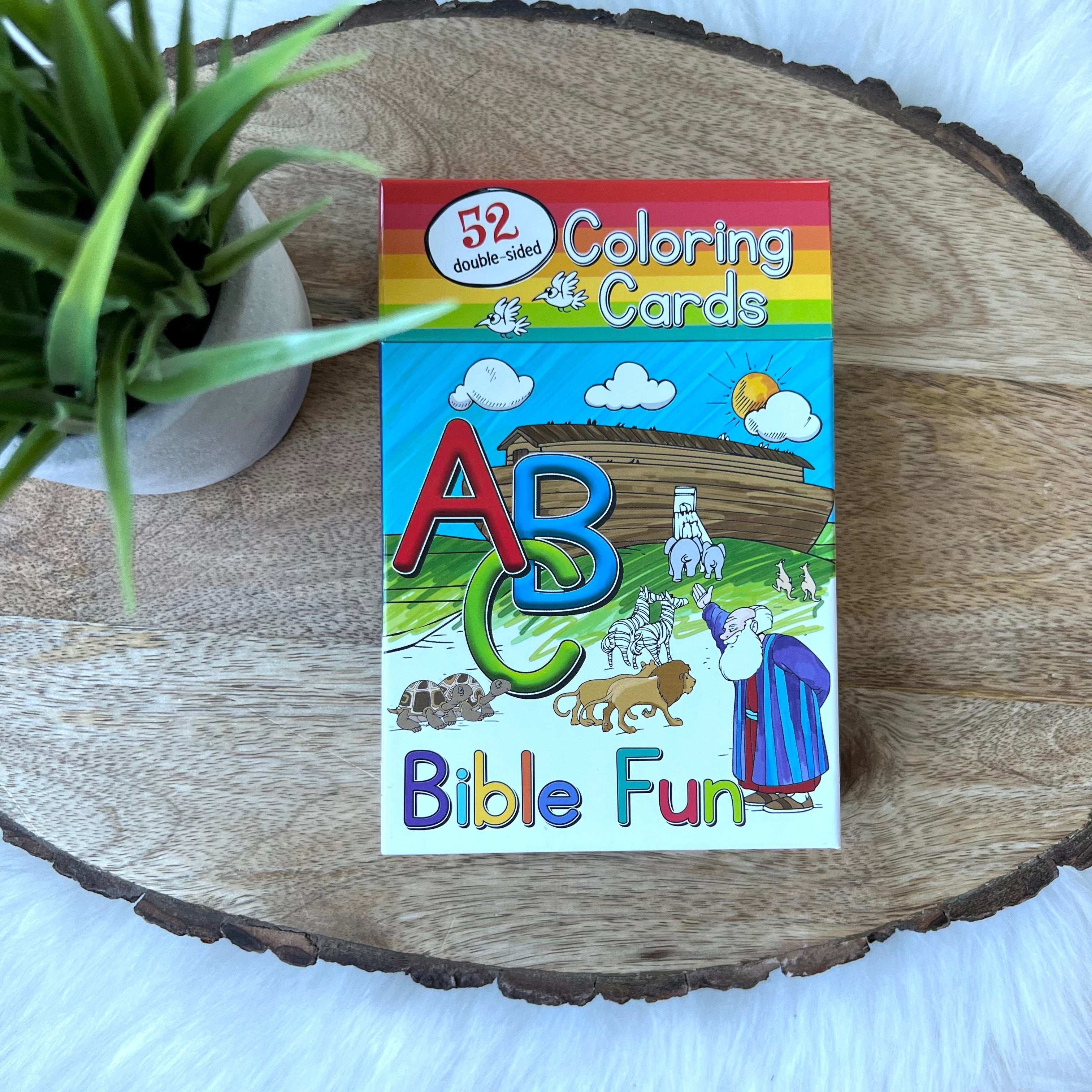 ABC Bible Coloring Cards